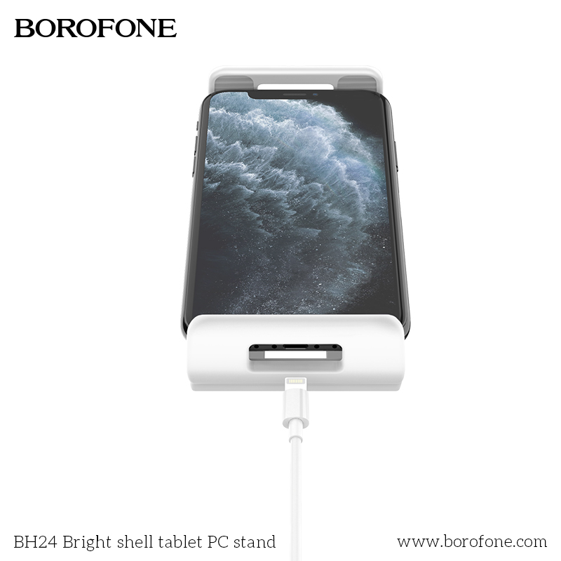 BOROFONE BH24 Bright shell gooseneck tablet holder NZ 5